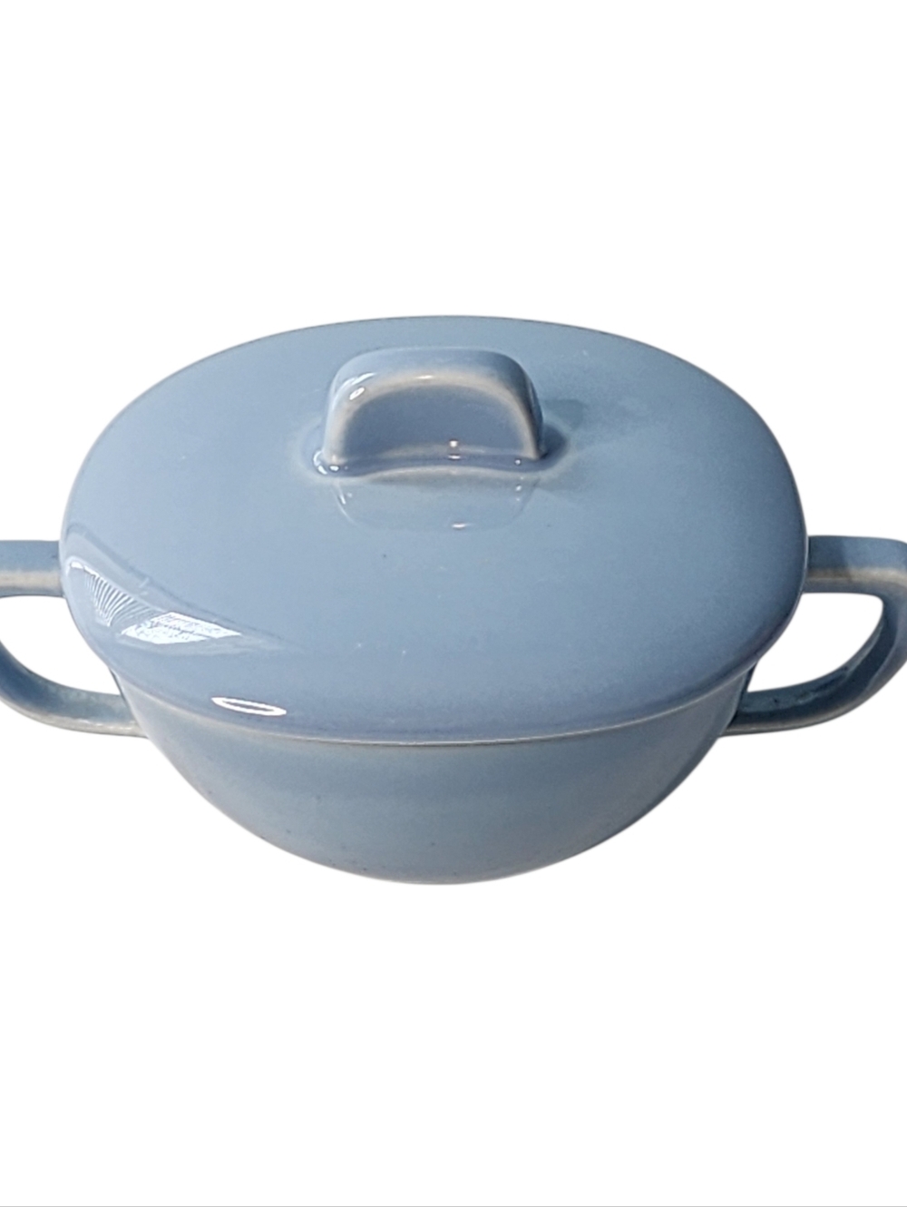 Conversation Pastel Blue Sugar Bowl Walter Dorwin Teague For Taylor Smith Taylor